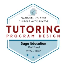 Saga Education-Tutoring Program Design Badge